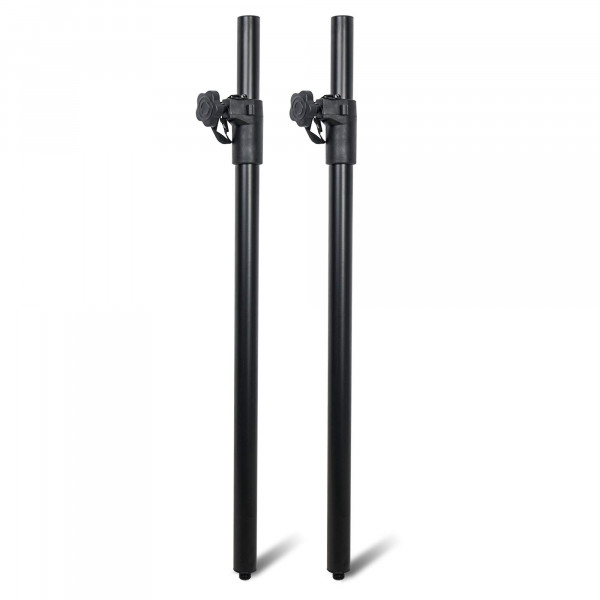 Sound Town Paquete de 2 postes de altavoz subwoofer con altura ajustable y rosca M20 (STSDA-M54B)