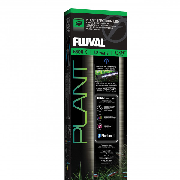 Fluval Plant 3.0 Iluminación LED para acuarios plantados, 32 vatios, 24-34 pulgadas