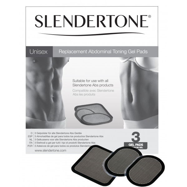 Almohadillas de gel para cinturón tonificante Ab Slendertone