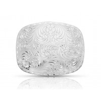 Montana Silversmiths grabado Hebilla de cinturón Western Classic (Grand Cowboy)