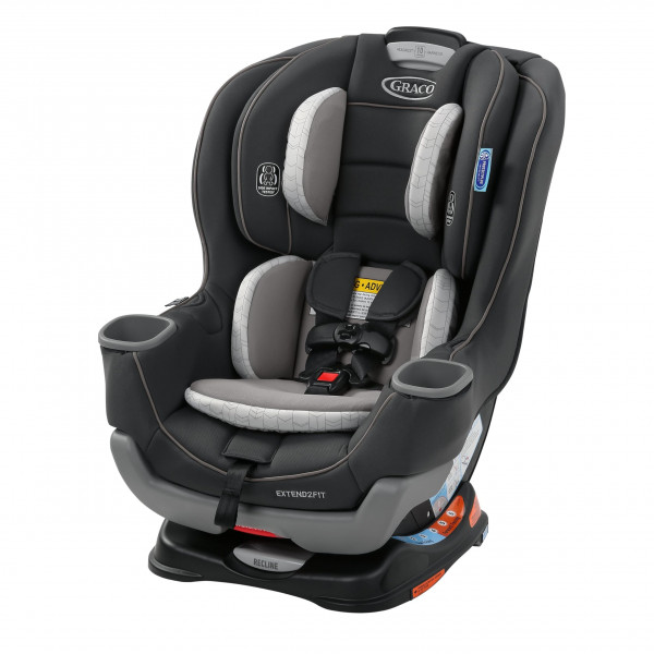 Graco Extend2Fit Convertible asiento de automóvil convertible, orientación trasera y orientación hacia adelante, opción de asiento trasero extendido, Redmond, ideal para recién nacidos, bebés y niños pequeños