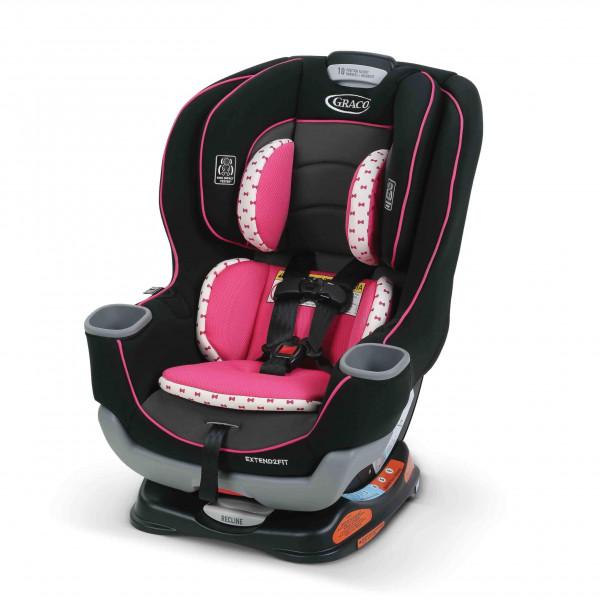 Graco Extend2Fit Kenzie, asiento de automóvil convertible 2 en 1 para bebés a niños pequeños con características de seguridad avanzadas