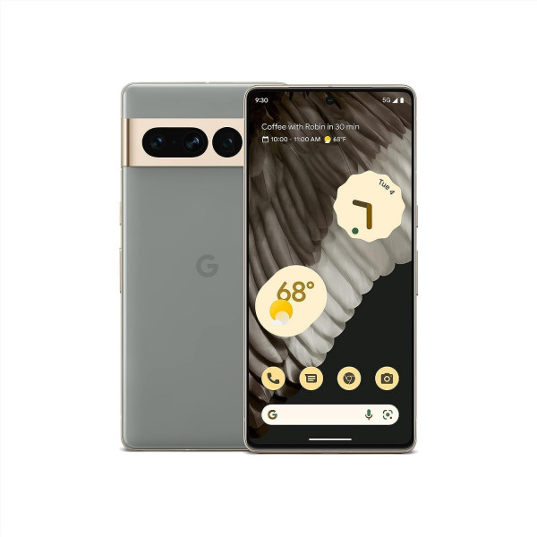 Google Pixel 7 Pro 5G, versión estadounidense, 512GB, Hazel - Desbloqueado (renovado)