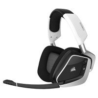 Corsair void rgb Elite auriculares de juegos inalámbricos - 7.1 Surniple Sound - Discord Certified - ICUE Compatible - PC, Mac, PS5, PS4 - White