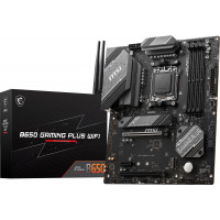 Procesadores de la serie MSI B650 Gaming Plus Wifi Gaming (AMD Ryzen 9000/8000/7000 de procesadores de la serie, AM5, DDR5, PCIe 4.0, M.2, SATA 6GB/S, USB 3.2 Gen 2, HDMI/DP, Wi-Fi 6E, Bluetooth 5.3, 2.5GBPS LAN, ATX)