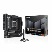 ASUS TUF GAMING B850M-plus wifi amd am5 b850 MATX MATXBOAR, 14+2+1 80A DRMOS Stages, DDR5, PCIe 5.0, 3x M.2, Wi-Fi 6E, 2.5GB LAN, DP, HDMI ™, USB 10GBPS y 20GBPS TIPE-C®, BIOS FLASHBACK ™, AURA SINC SINC