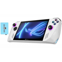 ASUS ROG Ally Gaming Handheld 7 pantalla táctil FHD Pantalla (AMD Ryzen Z1 Extreme, 16GB LPDDR5X, 512GB SSD, AMD Radeon, huella digital, WiFi 6E, Bluetooth 5.3, Win 11 Home) W/Puerto USB USB expandor DKZ ESCANTOR