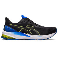 ASICS Men's GT-1000 12 Running Shoes, 10, Black/Glow Yellow