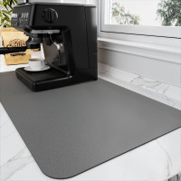 Estera de barra de cafetería de hotlive para encimeras: alfombra de secado con respaldo de goma de piel absorbente para el mostrador de la cocina