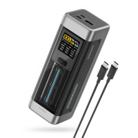 CUKTech 20 Power Bank, 140W 25,000mAh Cargador portátil portátil portátil, 3 puertos, pantalla TFT inteligente, paquete de baterías de protocolo PD3.1 PPS para MacBook Pro/Air, Surface Pro, iPhone 15/14, Samsung S24, iPad y más