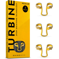Dilator nasal de turbina rania para la respiración atlética - mediano 3pk - rellenos de medias para adultos - mejora el flujo de aire durante el ejercicio - dilatadores nasales para el ejercicio - dilatador nasal interno - liviano