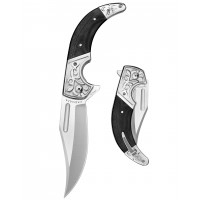 Valhalla de bolsillo, cuchillo plegable de acero de 3.7 '' D2, navaja de bolsillo para hombres con mango G10, regalos para hombres (Tyrannosaurus rex)