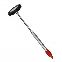 MDF Instruments, Babinski Neurological Reflex Hammer con punta puntiaguda para respuestas superficiales-Garantía libre para pertenencias y vida útil-Black (MDF535-11)