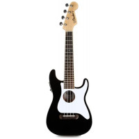Fender Fullerton Strat Concert Ukulele, negro