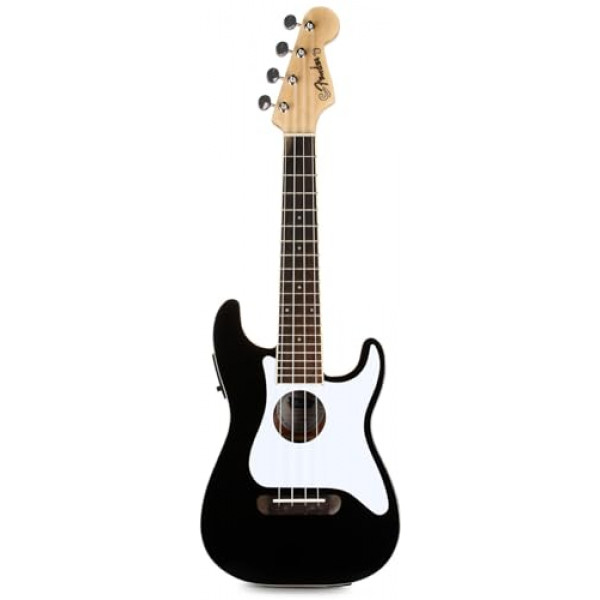 Fender Fullerton Strat Concert Ukulele, negro