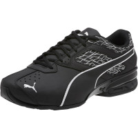 Puma Men's Tazon 6 Fractura ancha FM Cross Training Sneaker, Puma Black-Puma Negro, 11
