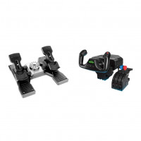 Logitech G Pro Flight Yoke System + Pro Flight Pedals Pedals Bundle