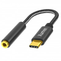 USB C a 3.5 mm Adaptador de auriculares - USB Tipo C a Aux Audio Jack Hi -Reses DAC Dongle Cable Cable Compatible con iPhone 16/15 Pro Max, Samsung Galaxy S25 S24 S23 S22 Fe Ultra