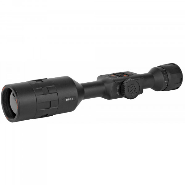 ATN Thor 4 7-28x, 384x288, alcance del rifle térmico con sensor de próxima generación ultra sensible, WiFi, estabilización de imágenes, buscador de rango, calculadora balística y aplicaciones de iOS y Android