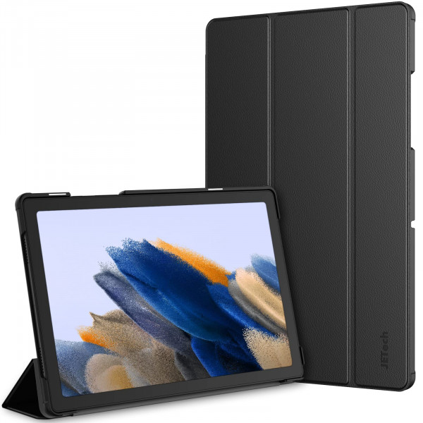 Caso de Jetech para Samsung Galaxy Tab A8 10.5 pulgadas 2022 (SM-X200/X205/X207), Slim Ligera Wightwight Supar cubierta de tableta protectora con Auto Wake/Sleep (negro)