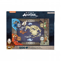Acuario Aquarius Avatar Map Puzzle (rompecabezas de 1000 piezas) - Avatar con licencia oficial: la última mercancía/colección de airbender - sin resplandor - ajuste de precisión - prácticamente sin polvo de rompecabezas - 20x28 en 65411
