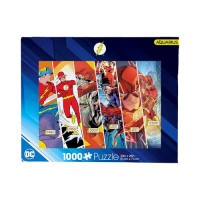 Aquarius DC Comics The Flash Timeline (rompecabezas de 1000 piezas) - DC Comics con licencia oficial The Flash Merchandise & Collectibles - Free Free - Precision Fit - 20x28 pulgadas