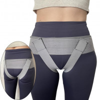 Cinturón de soporte pélvico en forma de V en forma de V para cuidado posparto. El cinturón abdominal se usa para tratar el prolapso de la vejiga, el prolapso uterino y las venas varicosas vulvares （gris）