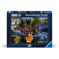 Ravensburger Jurassic Park Movie Poster 1000 Piebraw Puzzle - 12000187 - Herramientas artesanales, hechas en Alemania, cada pieza se ajusta perfectamente a