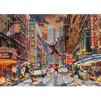 CECO - Thomas Kinkade - Marvel - Deadpool - Día de la nieve - 1000 piezas Rompecabezas