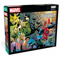 Buffalo Games - Marvel - Back to Basics (Spider -Man) - Rompecabezas de 1500 piezas para un rompecabezas desafiante para adultos Perfecto para noches de juego - El tamaño terminado es 38.50 x 26.50