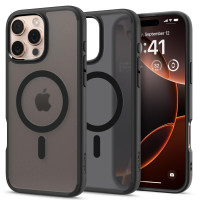 Spigen for iPhone 16 Pro Max Case, Ultra Hybrid MagFit [Compatible con MagSafe] [anti-amarillo] [Protección de grado militar]-Frost Black
