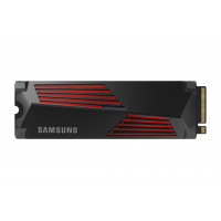 Samsung 990 PRO con disipador de calor SSD 2TB, PCIe Gen4 M.2 2280 ESTADO SOLIDO INTERIOR PRODUCTO, SEQ. Lea las velocidades de hasta 7.450 MB/ s para la computación de alta gama, estaciones de trabajo, compatible con PlayStation 5, MZ-V9P2T0CW