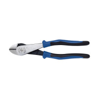 Klein Tools J2000-48 ALLEJA, alicates de corte diagonal con cabeza en ángulo, resistencia pesada para cortar ACSR, tornillos, uñas y la mayoría de alambre endurecido, 8 pulgadas
