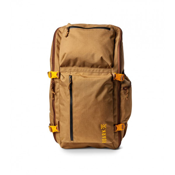 Roark 5 días mula 55L mochila, paquete de viaje de varios días con almacenamiento de computadoras portátiles, caqui oscuro