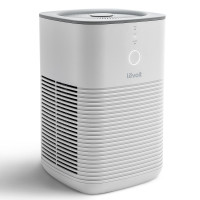 Purificador de aire de LEVOIT para dormitorio en casa, filtradores Filtrando un limpiador de habitaciones pequeñas con esponja de fragancia para humo, alergias, caspa de mascotas, olor, removedor de polvo, oficina, escritorio, mesa, 1 paquete, blanco