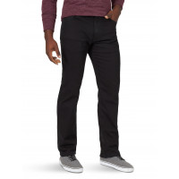 Wrangler Authentics Men's Classic de 5 bolsillos Regular Fit Jean, Black Flex, 50W x 30L