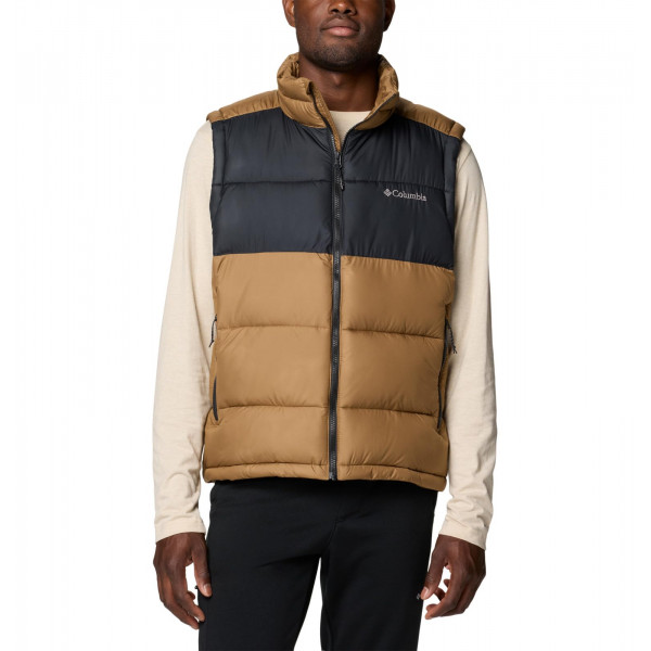 Columbia Men's Pike Lake II Chaleco, 2024 Delta/Negro, Medio