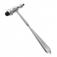 MDF Instruments, Tromner Neurological Reflex Hammer con mango de punta puntiaguda para respuestas cutáneas y superficiales-Garantía libre para pertenencias y vida-Black (MDF555-11)