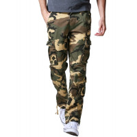 Pantalones de carga salvajes para hombres #3357 (Camo Caki, 40)