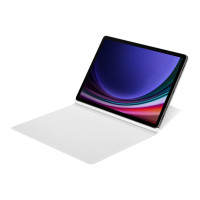 Samsung Galaxy Cubierta de libro inteligente oficial para Galaxy Tab S10 Fe, S9, S9 FE, White