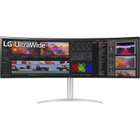 LG 49WQ95C-W 49 pulgadas 32: 9 Curvado ultrawide DQHD (5120 x 1440) Monitor Nano IPS, Nvidia G-Sync Compatible y AMD Freesync Premium Pro, HDMI 2.1 y USB Type-C (PD 90W), Tilt/Altura/Altura ajustable ajustable ajustable