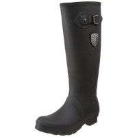 Botas de lluvia altas de Kamik Womens Jennifer, Black, 9