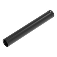 COMBLE DE COMBA DE 1/2 pulgada FOCMKEAS por un zócalo de impacto profundo de 24 mm (15/16 pulgadas), acero CR-V tratado con calor de 8 pulgadas, tamaños métricos de 6 puntos