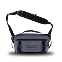 Wandrd Rogue 6L Sling: honda de cámara compacta y bolso de cuerpo cruzado con acceso rápido, transporte de 3 vías-Bolsa cotidiana ligera ideal para viajar, fotografía y uso diario (azul Egeo)