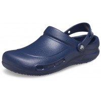 Crocs Unisex-Adult Bistro Tocks, Slip Resistant Work Works, Navy, 8 hombres/10 mujeres