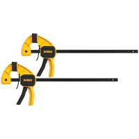 Herramete de barra de Dewalt con gatillo, medio, 12 pulgadas, 2 paquete (DWHT83158)
