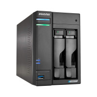 Asustor Lockerstor 2 Gen2 AS6702T - 2 Bay NAS, CPU de cuátiles de 2.0 GHz, 4X M.2 Slots NVME (PCIe 3.0), dual 2.5GBE, 4GB DDR4 RAM, almacenamiento conectado a la red (sin disco)