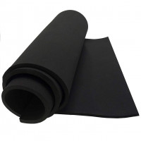 Hoja de goma de espuma de esponja de neopreno dualplejo 15x60 pulgadas x 1/2 de espesor, perfecta rollo de cosplay, hoja de proyecto de bricolaje-Forma de goma de sonido multifunción no adhesiva de corte fácil