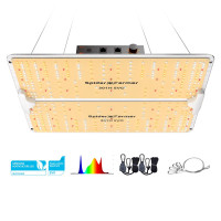 Spider Farmer SF2000PRO, Samsung LM301H EVO LED Luz de cultivo, luz de cultivo de planta de espectro completo, lámparas de penetración de alta eficiencia y alta eficiencia y de alta eficiencia para las vegetales que comienzan las vegetales en la carpa de 