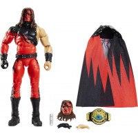 Mattel Ultimate Edition Kane Action Figura, 6 pulgadas coleccionables con cabeza intercambiable, manos ajustables y capa de entrada para edades de 8 años